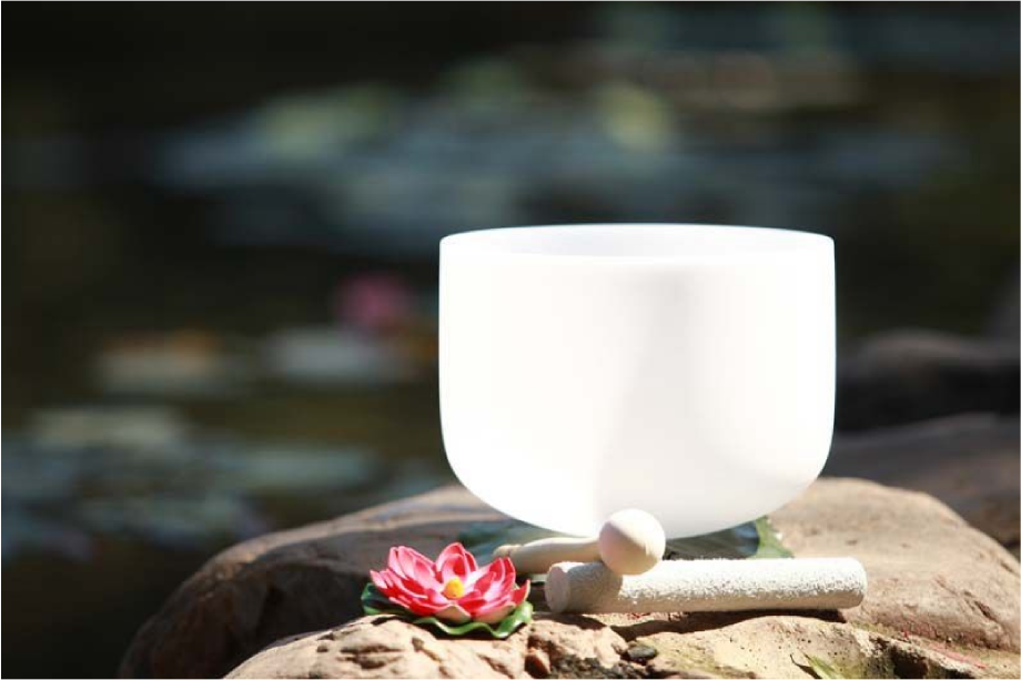 Kristal söngskál 35,5cm G (Throat Chakra)