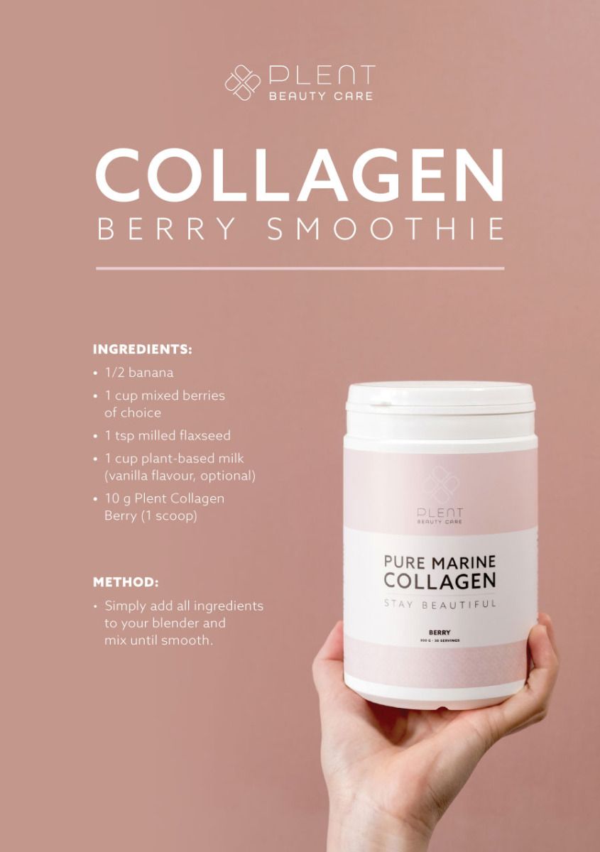 PLENT Marine kollagen - Pink rasberry 300g