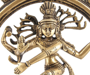 Shiva stytta - kopar 24 cm