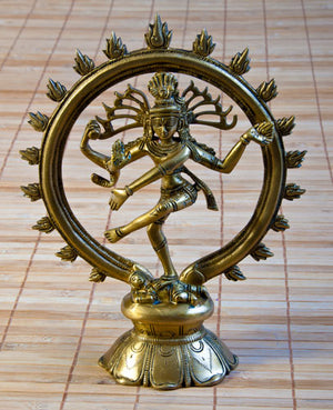 Shiva stytta - kopar 24 cm